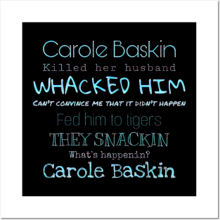 Carole Baskin Tik Tok Song Posters and Art